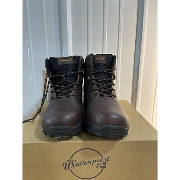 Weatherproof Vintage BROWN Men's Outdoor Hiker Boots, Jeremiah various sizes - Picture 2 of 5